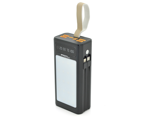 Powerbank ACL PW-85 30000mAh, LIGHTER, Type-C + Lighting, Black, Box