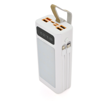 Powerbank ACL PW-85 30000mAh, LIGHTER, Type-C + Lighting, WHITE, Box