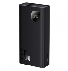 PowerBank Baseus Adaman2 Digital Display Fast Charge 10000mAh 30W, 2*USB+Type-C, PD3.0, QC3.0, Black, Q40