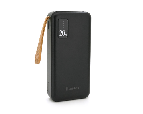 PowerBank Bunsey BY-29 20000mAh, Input:MicroUSB+Type-C, Output:2USB/Type-C, PD20W, Black
