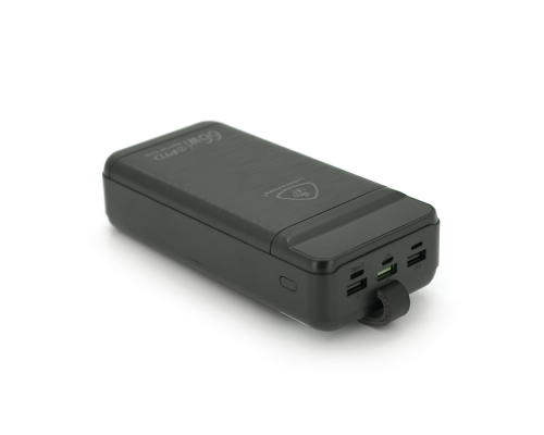 Powerbank LIONPATTON L45, 40000mAh, QC3.0, MicroUSB, Type-C, Lighting, 3xUSB, Black, Box