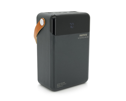 Power Bank Remax RPP-566 80000mAh, 3USB+Type-C+Lighting, 20W, Black, 1.74kg