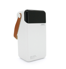 Power Bank Remax RPP-565 60000mAh, 2USB+Type-C+Lightning, QC/PD, 22.5W, Black/White, 1.34kg
