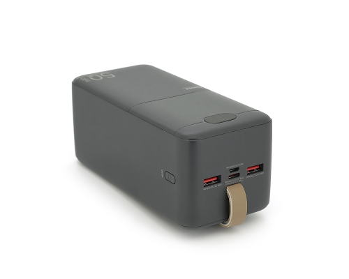 Power Bank Remax RPP-117 50000mAh, PD 27W+QC 22.5W, Black, 1.015kg