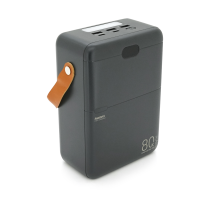 Power Bank Remax RPP-118 80000mAh, 3USB+Type-C, PD+QC 27W+22.5W, Black, 1.7kg