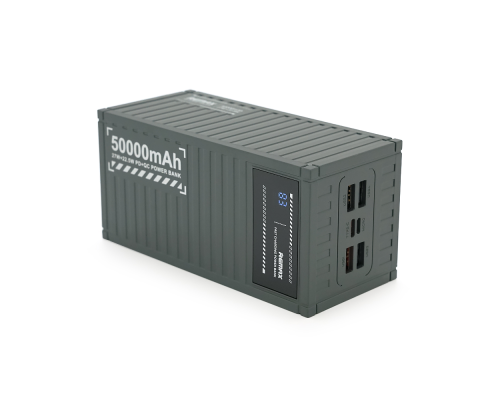 Power Bank Remax RPP-161 50000mAh, PD 27W+QC 22.5W, Gray, 1.054kg