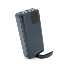 Power Bank Remax RPP-550 30000mAh, USB+Type-C+ кабелю Lighting+Type-C, 22.5W, Black, 0.67kg