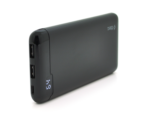 PowerbankTtec 10000mAh, Output: 2*USB + Type-C, 20W, Black, Q30