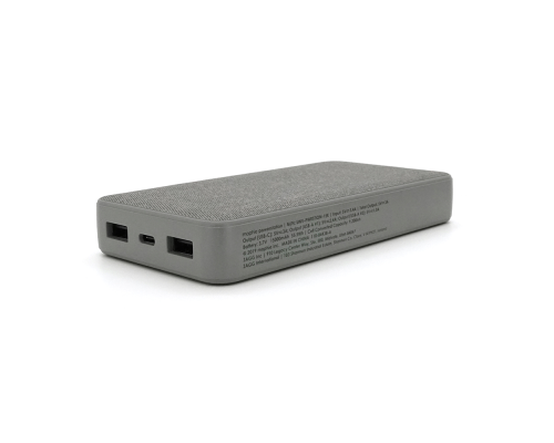 PowerbankTtec Mophie15000mAh, Output: 2*USB + Type-C, 20W, Gray, Q20