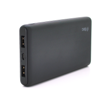 PowerbankTtec 10000mAh, Led, Output: 2*USB, 20W, Black, Q36