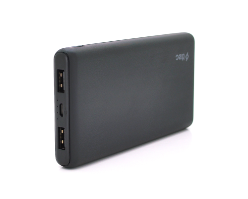 PowerbankTtec 10000mAh, Led, Output: 2*USB, 20W, Black, Q36 PowerbankTtec 10000mAh, Led, Output: 2*USB, 20W, Black, Q36