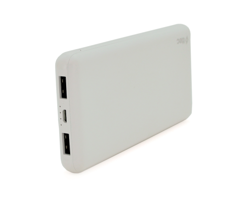 PowerbankTtec 10000mAh, Output: 2USB/microUSB, 20W, White PowerbankTtec 10000mAh, Output: 2USB/microUSB, 20W, White