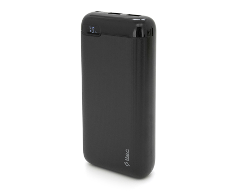 PowerbankTtec 20000mAh, Output: 2*USB + Type-C, 20W, Black, Q20