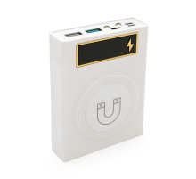 Power bank Voltronic CX4-PD-QIMagnetic під 4х18650, Magnetic Wireless Charger, Output:22.5W, Micro-USB, Type-C, Lightning, ABS, PVC, White, BOX