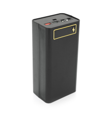 Power bank Voltronic T21-PD під 21х18650, Digital display, Output: 22.5W, Micro-USB, Type-C, Lightning, ABS, PVC, Black, BOX