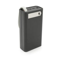 Power bank Voltronic T12-PD під 12х18650, Digital display, Output: 22.5W, Micro-USB, Type-C, Lightning, ABS, PVC, Black, BOX
