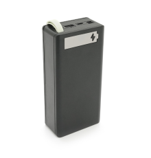 Power bank Voltronic C14 під 14х18650, Wireless charger, Digital display, Output: 10W, Micro-USB, Type-C, Lightning, ABS, PVC, Black, BOX