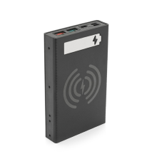 Power bank Voltronic CX5-PD-QI під 5х18650, Wireless charger, Digital display, Output: 22.5W, Micro-USB, Type-C, Lightning, ABS, PVC, Black, BOX