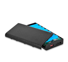 MINI ДБЖ для роутеров DC7S-PD18W, Output: USB 5V/3A, 9V/2A, 12V/1.5A, DC 5V/3A, 9V/2A, 12V/1.5A, 18650х7, 156х79х22мм, 460гр, Чорний, BOX