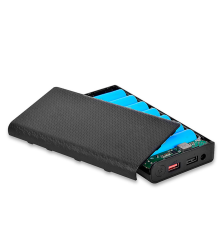 MINI ДБЖ для роутеров DC7S-PD18W, Output: USB 5V/3A, 9V/2A, 12V/1.5A, DC 5V/3A, 9V/2A, 12V/1.5A, 18650х7, 156х79х22мм, 460гр, Чорний, BOX