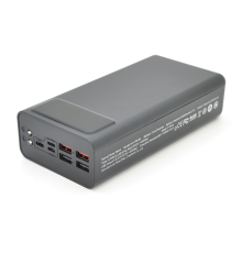 PowerBank 40000mAh, Input:5V/ 2.5A, 9V/2A, 12V/1.5A (Micro, Type-C, Lightning), Output:5V/4.5A, 5V/3A ,9V/2A, 12V/1.5A (2хUSB,Type-C), Q16,plastic,Black