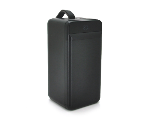 PowerBank XO-PR160 80000mAh,flashlight,Input: DC5V/2.5A, 9V/2A, 12V/1.5A (Micro, Type-C, Lightning), Output: DC5V/2A (3USB,Type-C), PD20W, Q12, plastic,Black