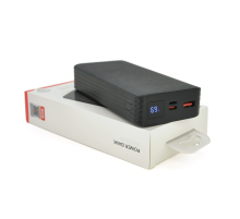 PowerBank XO-PR144 20000mAh, Input:5V/2А(Lightning),5V/3 А,9V/2А(Type-C),Output:5V/3А,9V/2А, 12V/1,5А(USB),Q68,PD20W, plastic, Black