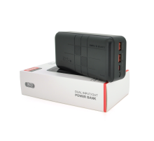 PowerBank XO-PR189 30000mAh, Input:5V/2.5A, 9V/2A,12V/1.5A (Type-C, MicroUSB), Output: 4.5V/5A,5V /4.5A, 5V/3A,9V/2A, 12V/1.5A (2хUSB, Type-C),Q20,plastic,Black