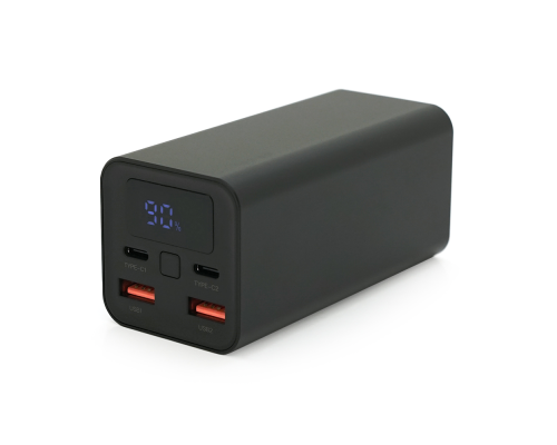 PowerBank XO-PB97 20000mAh, Input:(2хType-C), Output:(2хUSB,2хType-C), PD65W for Laptop, plastic, Black, Q28