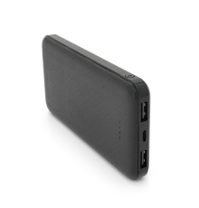 Powerbank ASONIC AS-P10 10000mAh, Output 2USB, Black, (215g), Blister