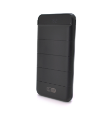 Powerbank KP KP-13 10000mAh, Output:2USB, White/Black, (310g), Blister