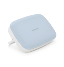 Power Bank Borofone DBT07 10000mAh+LED ліхтар, 2USB+Type-C, 18W, White, 0.31kg