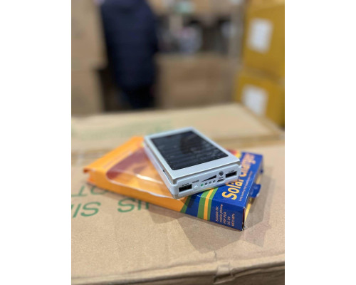 Power Bank 30000Mah акумулятор для телефона заряджання від сонця із сонячною батареєю