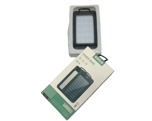 Повербанк с солнечной панелью (power bank) 50000mAh (2400mAh) Boro JS-5 Повербанк с солнечной панелью (power bank) 50000mAh (2400mAh) Boro JS-5