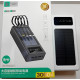 Power Bank Kamry 30000 mAh K-300 із сонячною панеллю та дротами