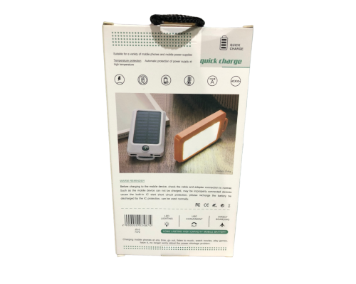 Повербанк с солнечной панелью (power bank) 50000mAh (2400mAh) Boro JS-5 Повербанк с солнечной панелью (power bank) 50000mAh (2400mAh) Boro JS-5