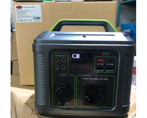 Портативна електростанція повербанк із розеткою 500 ВТ Wimpex WX-500 Портативна електростанція повербанк із розеткою 500 ВТ Wimpex WX-500