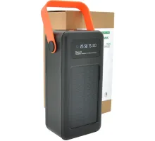 Портативная батарея NEW внешняя повербанк Power Bank 100000 mAh с солнечной панелью и фонариком