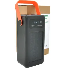 Портативна батарея NEW зовнішня повербанк Power Bank 100000 mAh із сонячною панеллю та ліхтариком