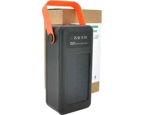 Портативна батарея NEW зовнішня повербанк Power Bank 100000 mAh із сонячною панеллю та ліхтариком Портативна батарея NEW зовнішня повербанк Power Bank 100000 mAh із сонячною панеллю та ліхтариком