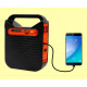 Ліхтар-Power Bank EP-391bt радіо-блютуз із сонячною панеллю + лампочки 3 шт.