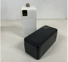 Стильный Mobile power bank 50000 mAh QC-Q25 с LCD дисплей Белый