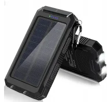 POWER BANK D003 на 30000 mAh і 2 USB із сонячною панеллю