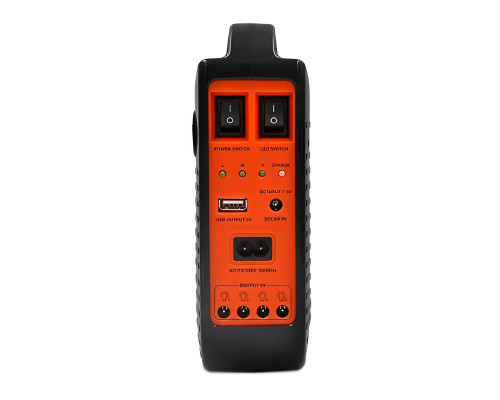 Ліхтар-Power Bank EP-391bt радіо-блютуз із сонячною панеллю + лампочки 3 шт.