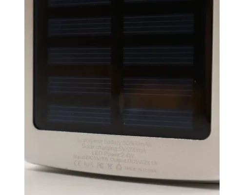 Ударопрочный солнечный повербанк Solar 20000 mAh, Серый Ударопрочный солнечный повербанк Solar 20000 mAh, Серый
