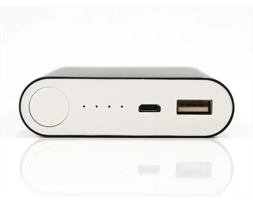 Универсальная мобильная зарядка Power Bank JS-30 Boro 10400 mAh серебристый Универсальная мобильная зарядка Power Bank JS-30 Boro 10400 mAh серебристый