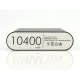 Универсальная мобильная зарядка Power Bank JS-30 Boro 10400 mAh серебристый