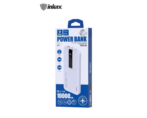 Inkax PBQ-06 PD+QC 3.0 10 000mAh Power Bank 22.5W