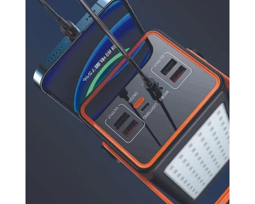 Повербанк 100000 mAh YM-655 широка коробка, Зовнішній акумулятор зі швидким заряджанням, Powerbank