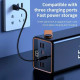 Повербанк 100000 mAh YM-655 широка коробка, Зовнішній акумулятор зі швидким заряджанням, Powerbank